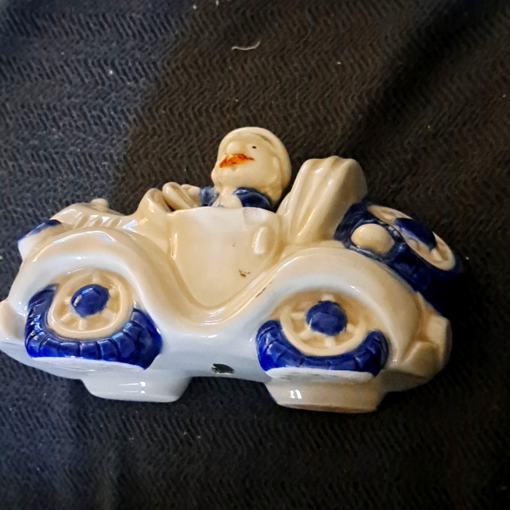 Counterpoint vintage ceramic car figurine